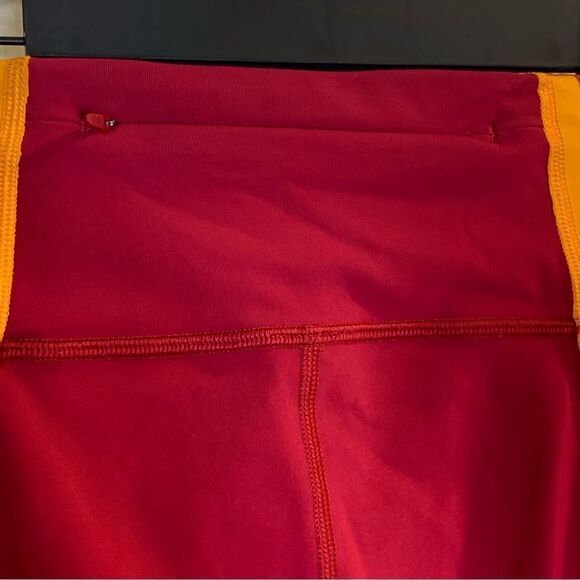 lululemon Wild Twist 7/8 Tight Size 2 Ruby Red, Fuchsia Pink & Vivid Amber - Picture 9 of 10